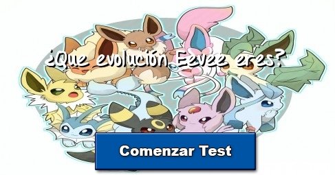 ¿Que evolución Eevee eres?